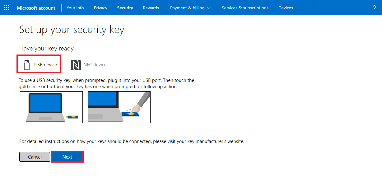 physical security key