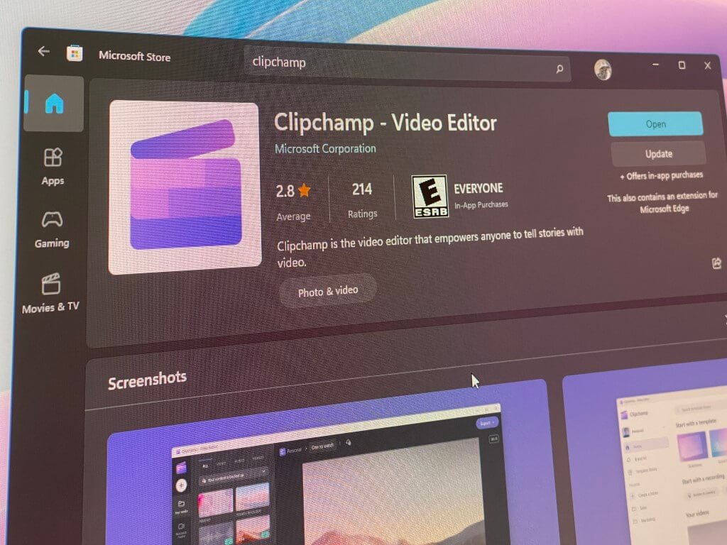 Microsoft's Clipchamp video editor now has a fancy Fluent-design inspired logo - OnMSFT.com - June 2, 2022