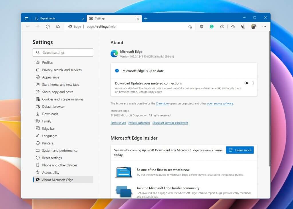 How to enable the new Windows 11 inspired design in Microsoft Edge - OnMSFT.com - June 3, 2022