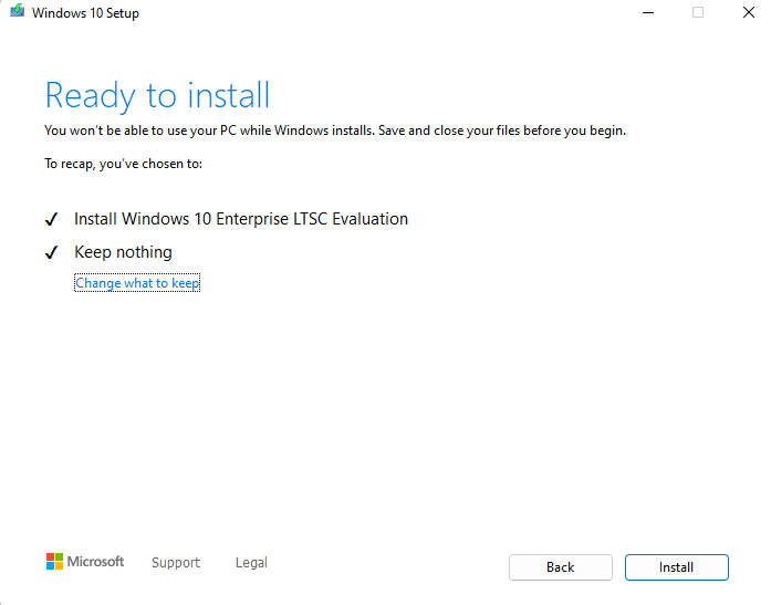 windows 10 enterprise ltsc