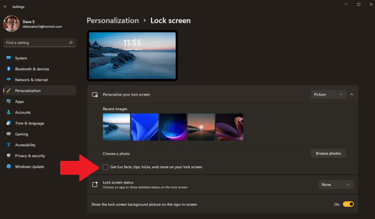 How to turn off Windows 11 lock screen tips and tricks to avoid workday distractions - OnMSFT.com - June 14, 2022