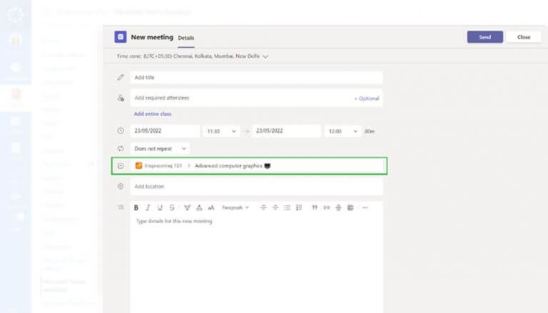 Channel Meetings in Canvas