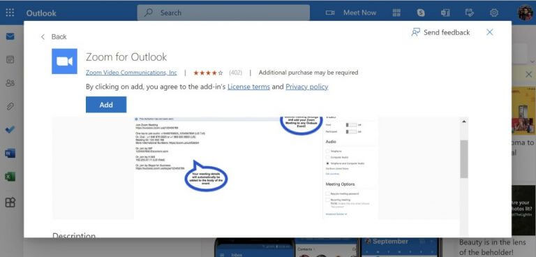 How To Add Zoom To Your Outlook Account OnMSFT how-to-add-zoom-to-your-outlook-account-onmsft