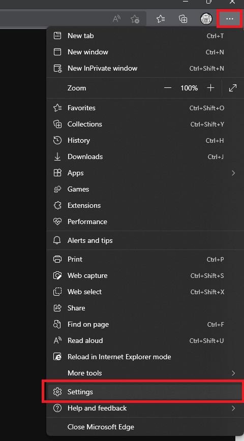 edge automatic profile switching