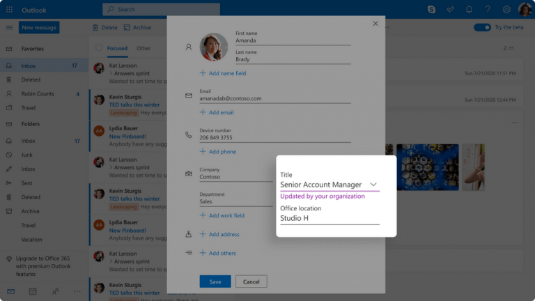 Outlook Web App makes organizing, editing contacts easier - OnMSFT.com - September 29, 2022