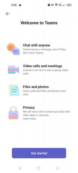 getting started with Teams