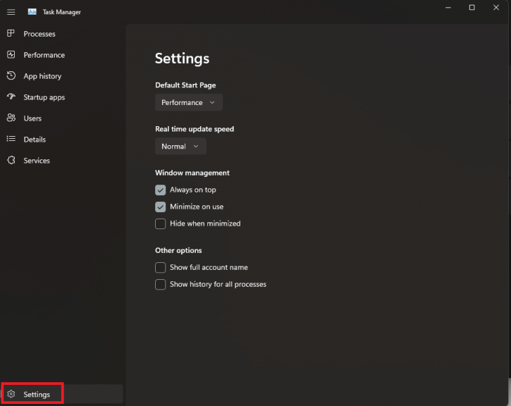 How to enable dark mode and more in the new Task Manager on Windows 11 2022 - OnMSFT.com - September 27, 2022