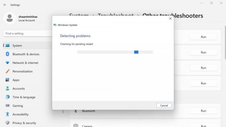 windows update scanning