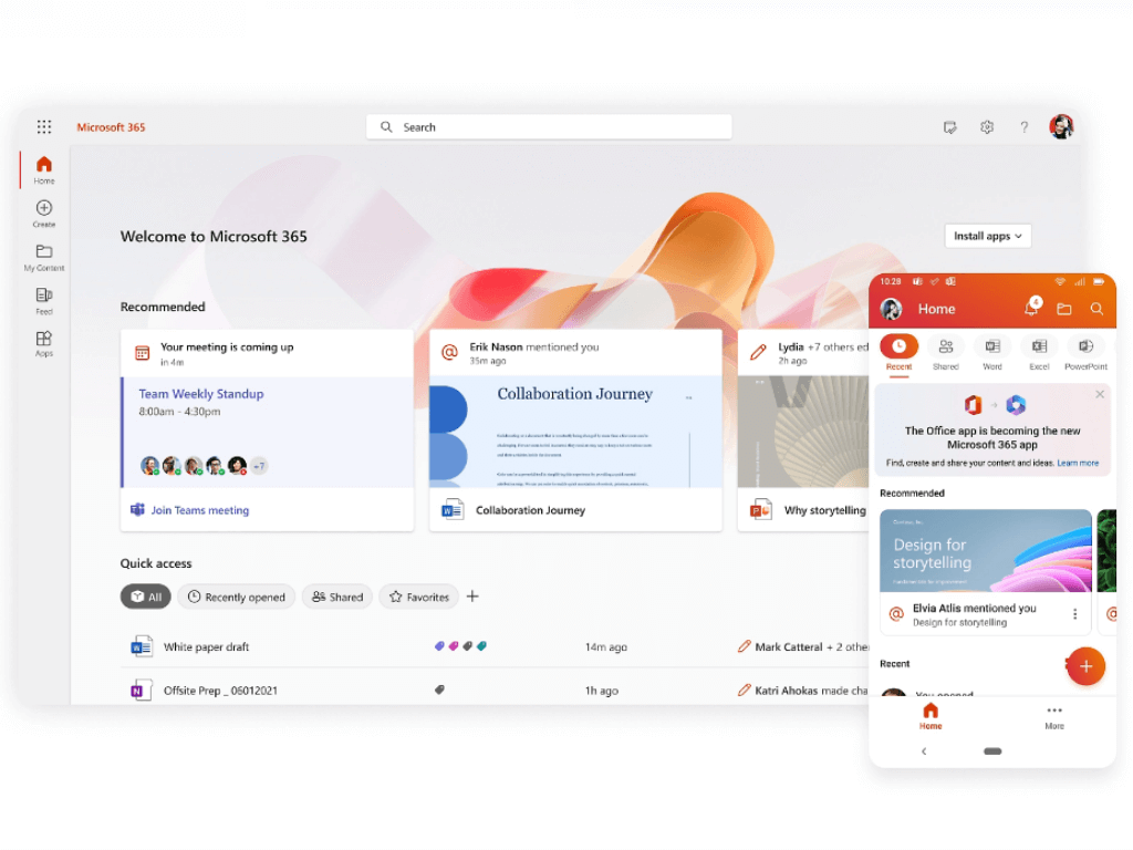 New Microsoft 365 app