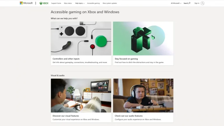 Updated Xbox Accessibility Support Page 9031f40c87b146b36440