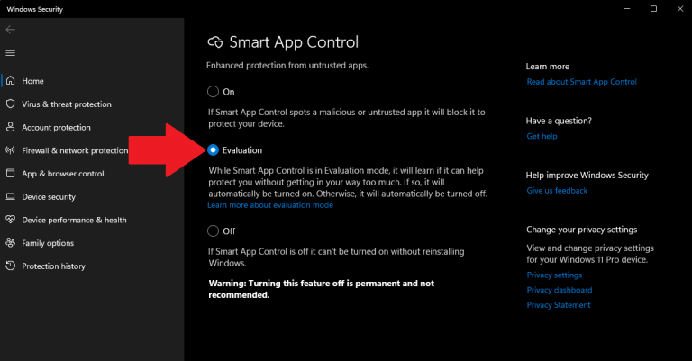smart app control