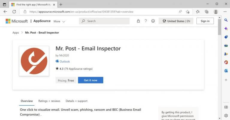 mr post outlook add-in
