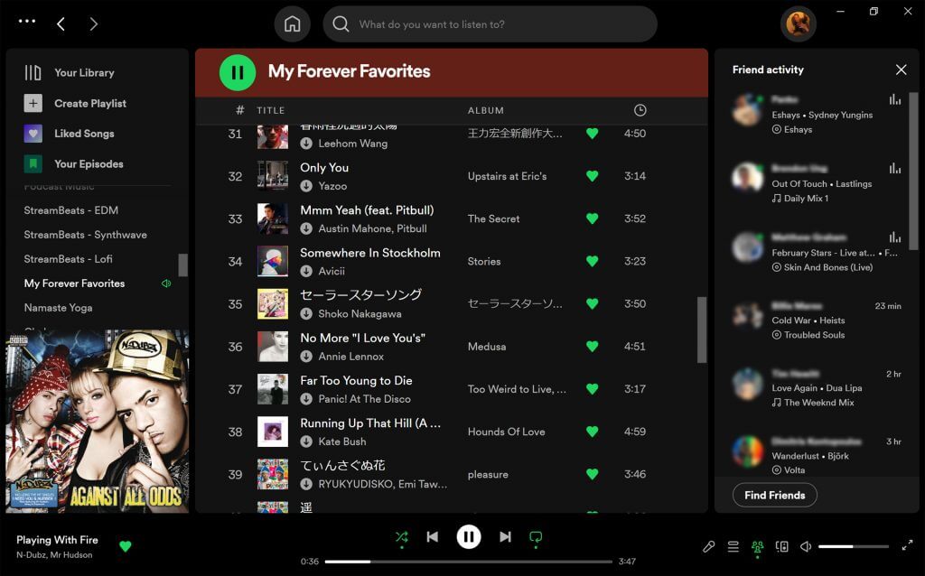 New Windows Spotify app