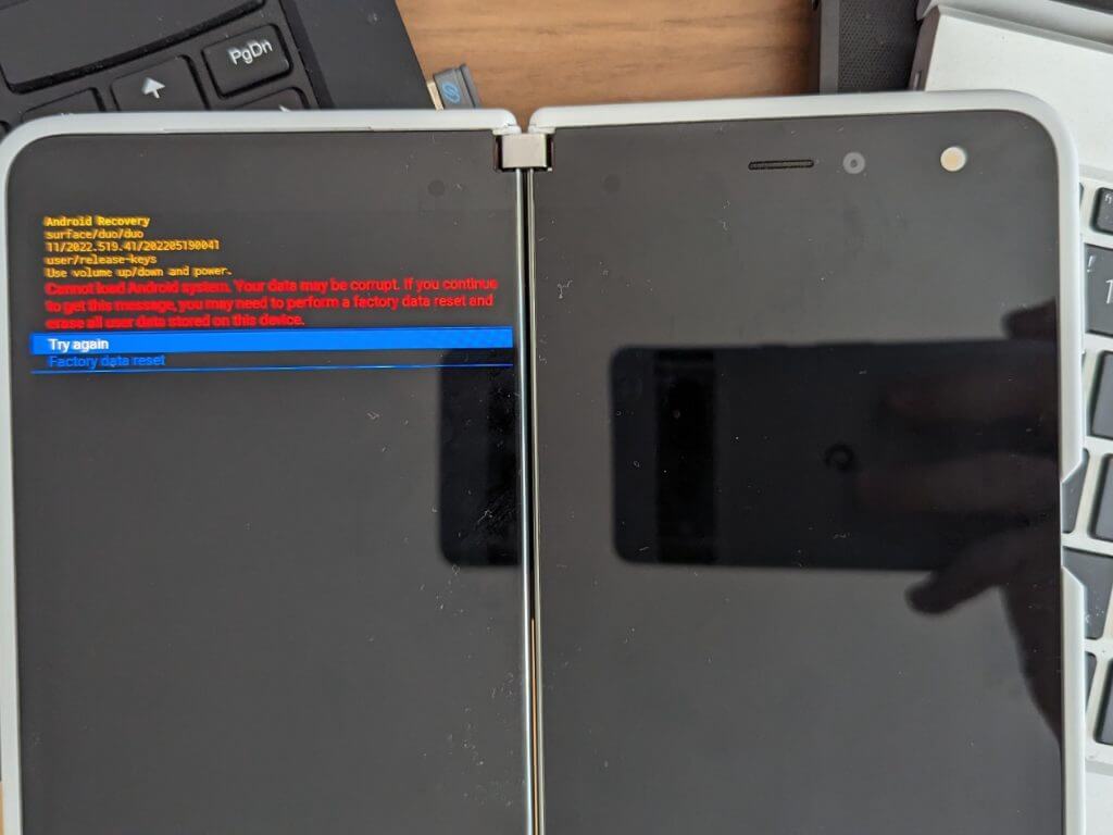 Surface Duo - Factory Reset