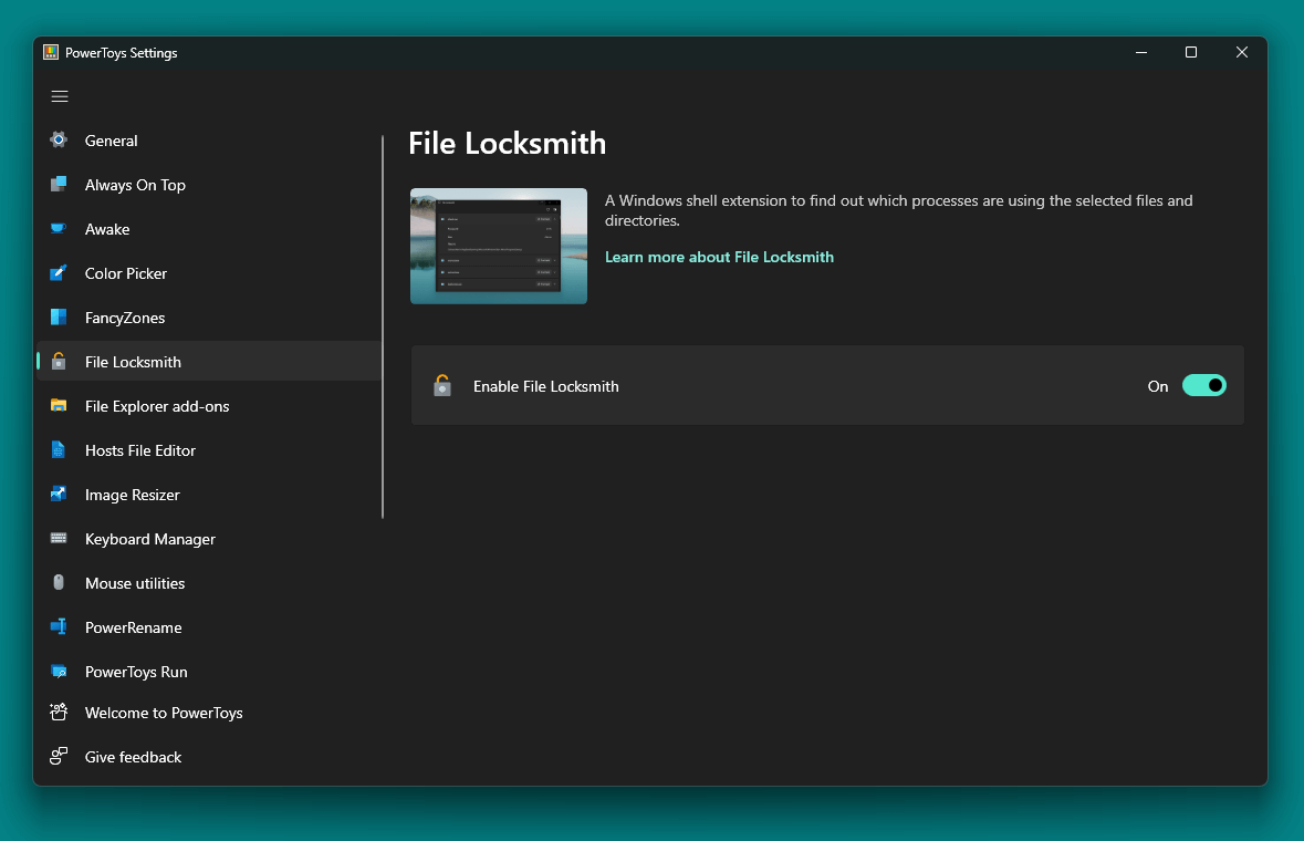 How To Use The New File Locksmith Utility In Powertoys On Windows 10 Or Windows 11 - Filelocksmith File Locksmith