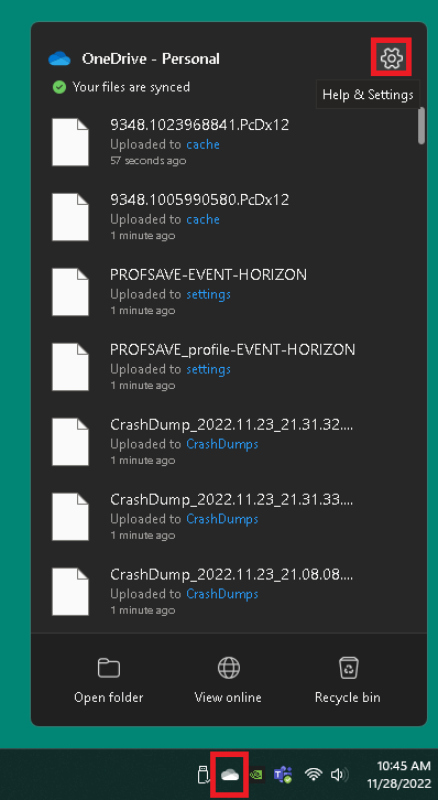 onedrive storage 