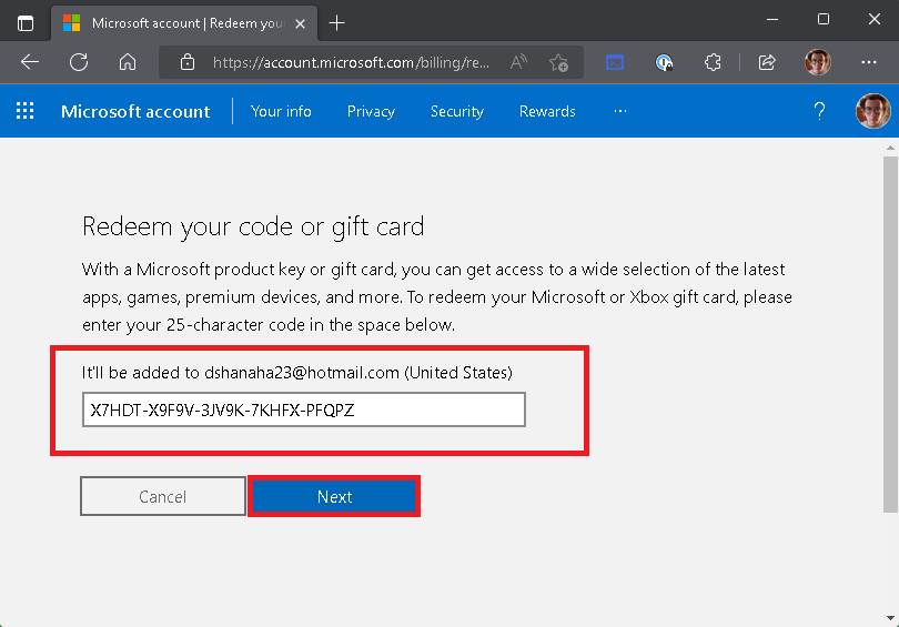 Microsoft Rewards Redeem Code Online Boldonauctions co uk