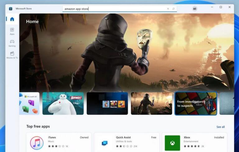Install Amazon App store