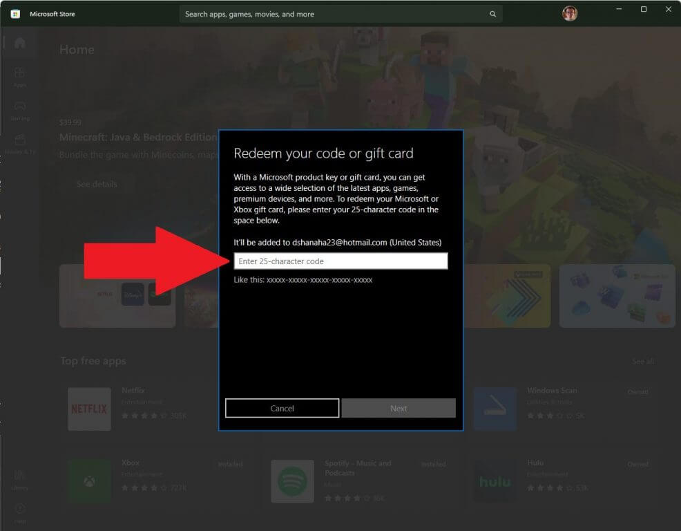 How to redeem Microsoft Xbox gift cards/game codes on PC through browser or  Microsoft Store 