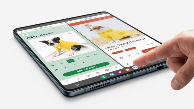 Galaxy fold 4 software