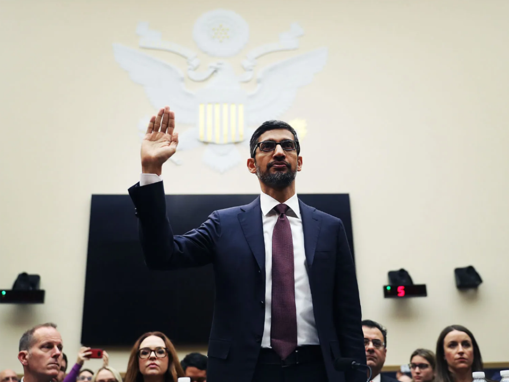 Sundar Pichai in court