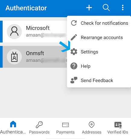 move Microsoft Authenticator App to a new phone