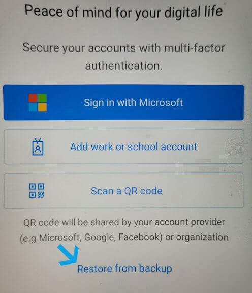 move Microsoft Authenticator App to a new phone