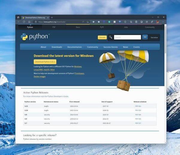 download and install python