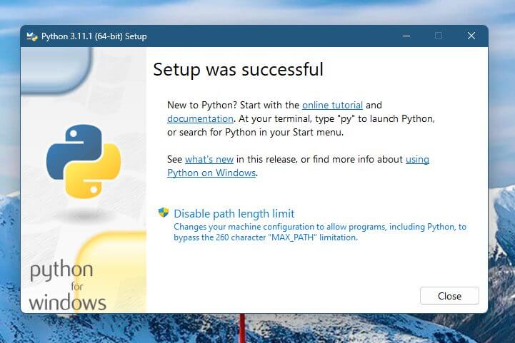 download and install python