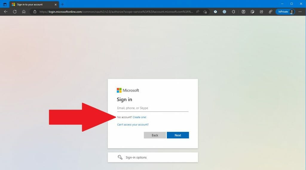 Microsoft Login