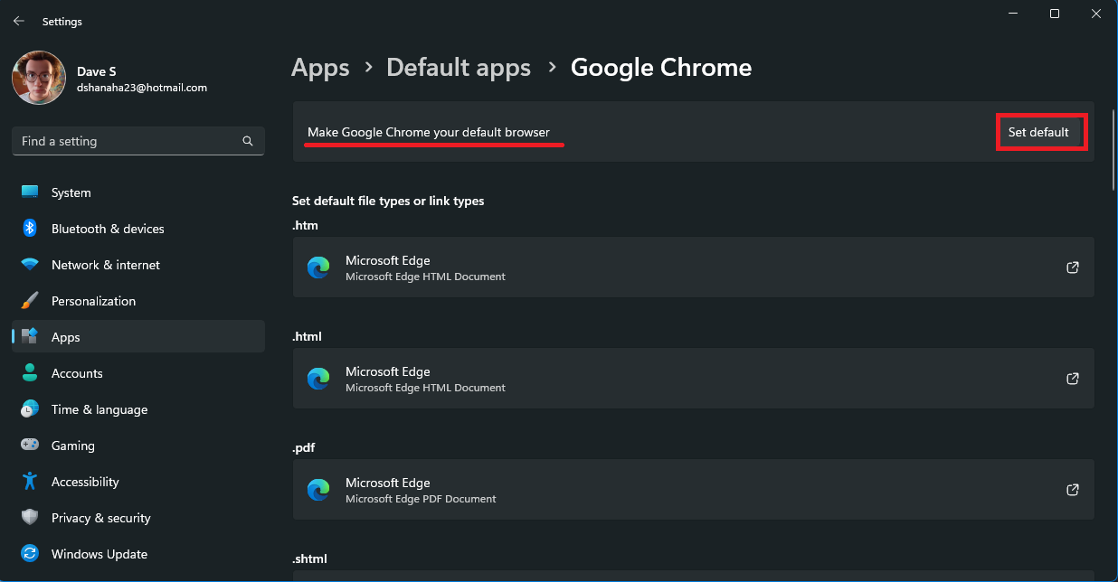 How To Change The Default Browser On Windows 11 And Why It’S Important That You Do - Makegooglechrome default browser on Windows 11