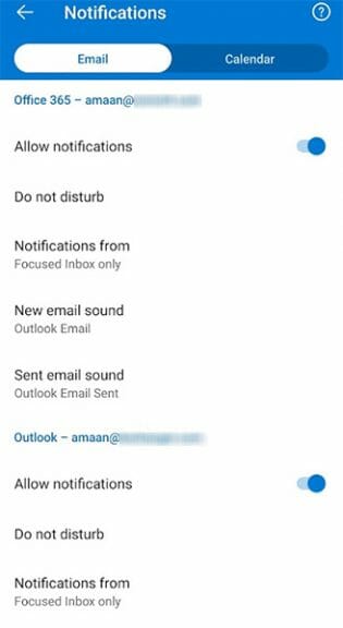 outlook for Android tricks