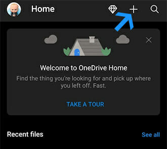 setup onedrive on android