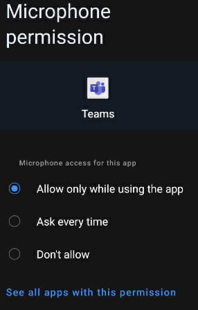 fix teams android not working 