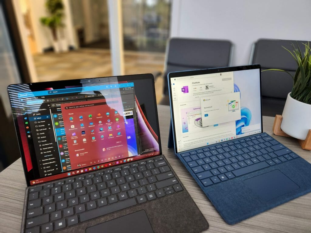 Surface Pro 8 and Pro Display
