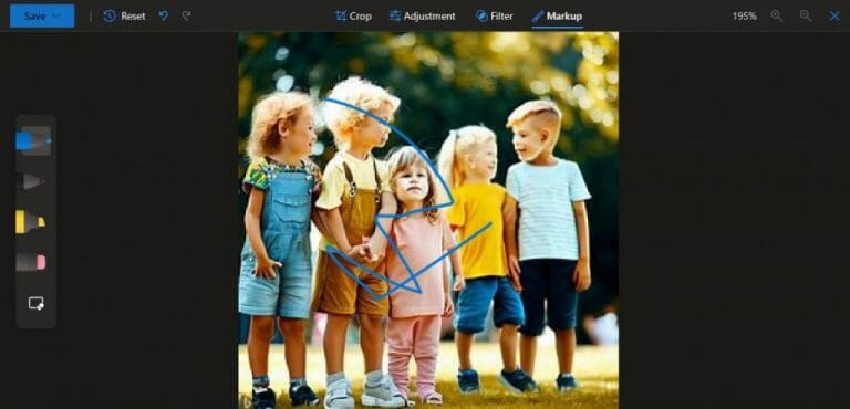 Markup tab in Microsoft Edge editor