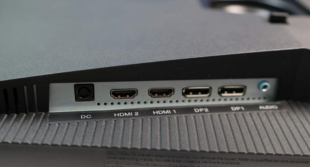 INNOCN 27 Gaming Monitor ports