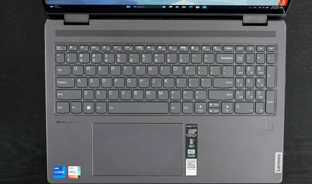 Lenovo Yoga 7i 16 Gen - Yoga Keyboard