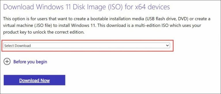 Windows 11 22H2 ISO is now officially available to download from Microsoft 1 Select Windows 11 Type To Download