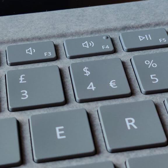 Function Key on Surface Laptop