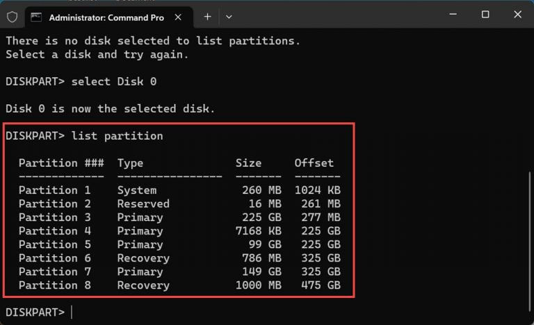 List Partition