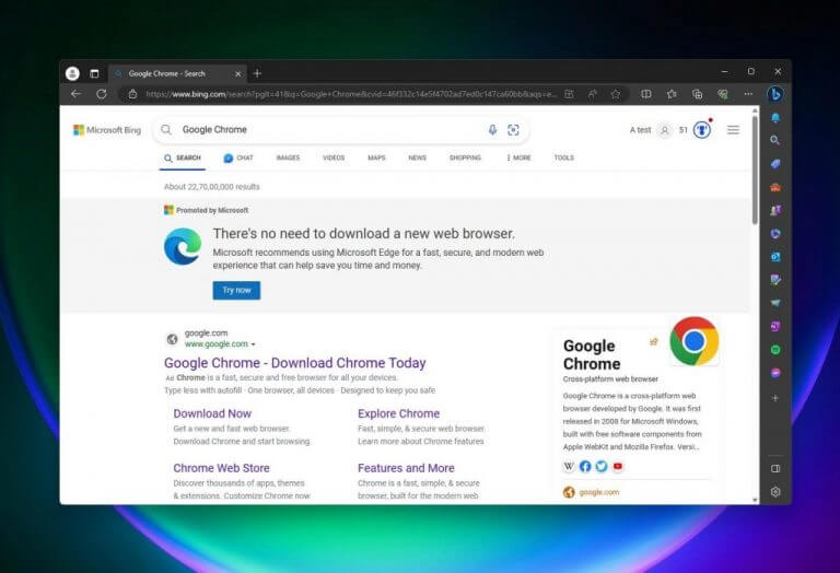 Microsoft Edge Voices Against Chrome