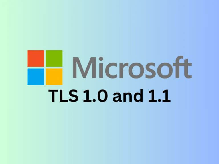 TLS 1.0 and 1.1 TLS 1.0 and 1.1