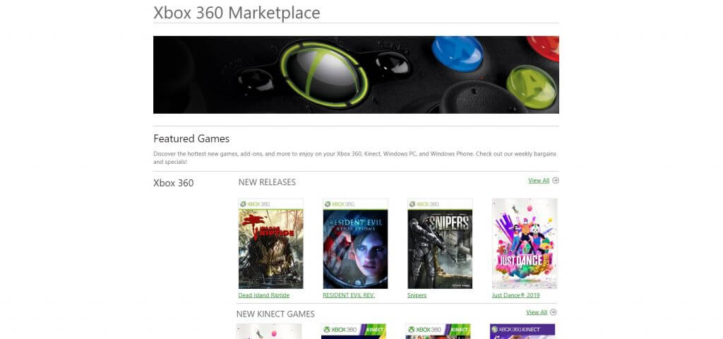 Xbox 360 Marketplace