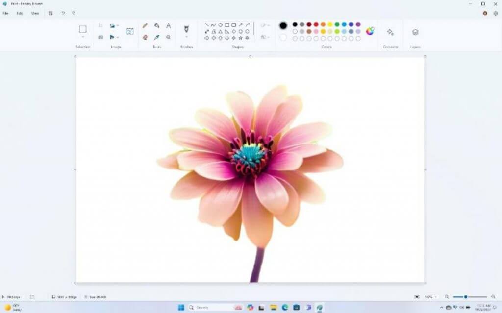 Windows 11 Update 2023 AI Paint