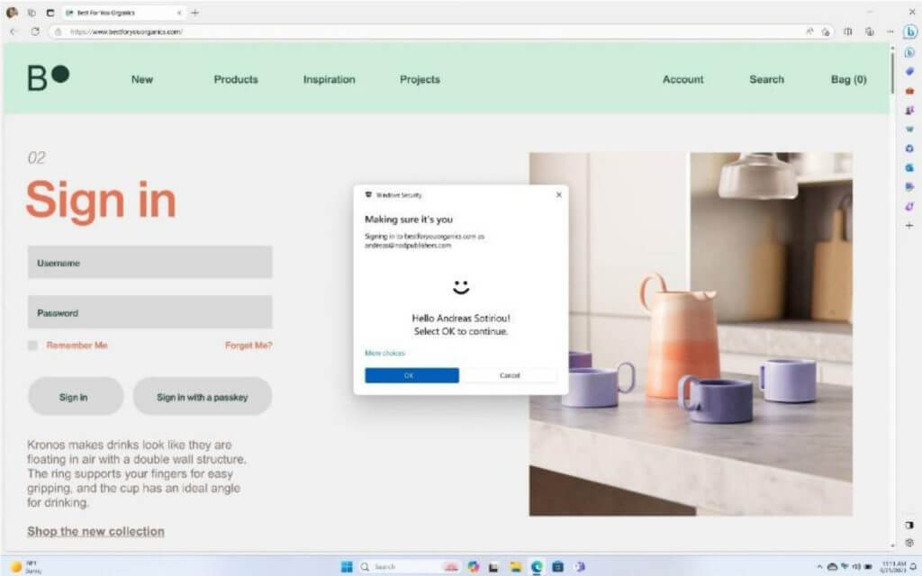 Windows 11 Update 2023 Passkey