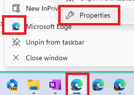 Change Icon on Edge