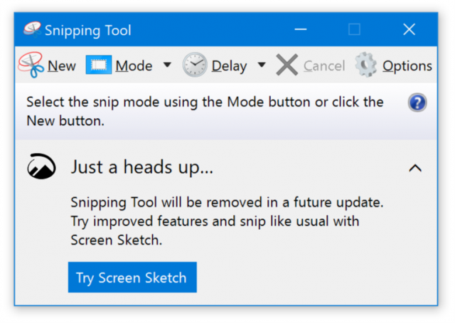 Old Snipping Tool